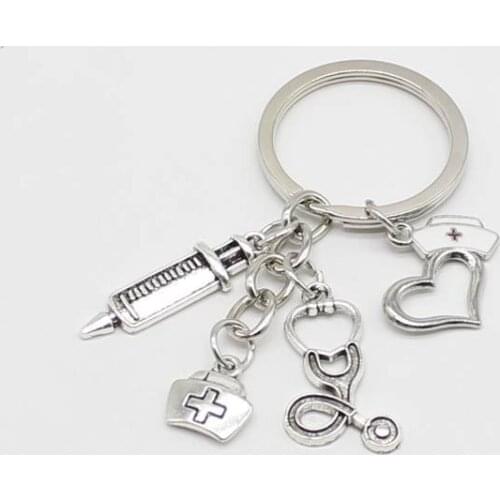 1 medical keychain nurse keychain graduation jewellery doctor gift graduation teacher gift