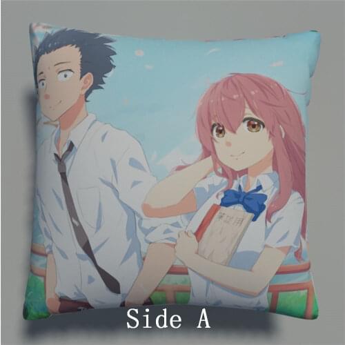 Koe No Katachi Anime Two Side Pillowcases Hugging Pillow Cushion Case Cover Otaku Cosplay Gift New 669