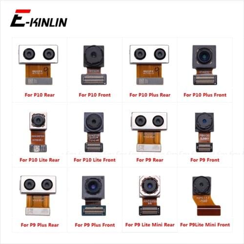 Front Selfie Facing & Back Rear Main Camera Big Small Module Ribbon Repair Parts Flex Cable For HuaWei P10 P9 Plus Lite Mini