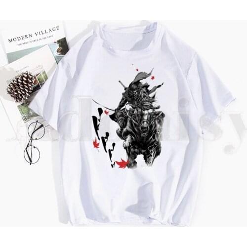 Ghost of Tsushima Japanese Jin Sakai Samurai T Shirts Tops Tees Men Women Short Sleeve Casual T Shirt Streetwear Funny