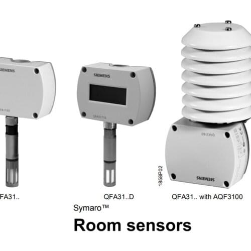 Room sensors for humidity & temperature QFA31