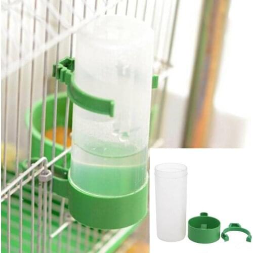 Bird Feeder Farming Equipment 60ml 140ml Bird Pet Drinker Feeder Waterer Clip for Aviary Budgie Cockatiel Lovely bird
