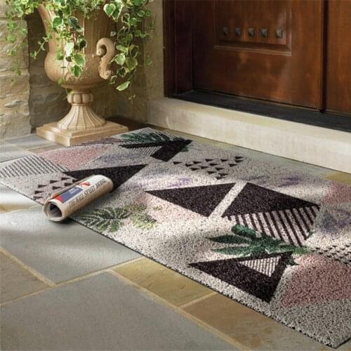 Entrance Door Mat Carpet Home Floor Decor Mats Carpet PVC Kitchen Mat Can Be Cut Bathroom Mat Anti-slip Safe Hallway Door Mats