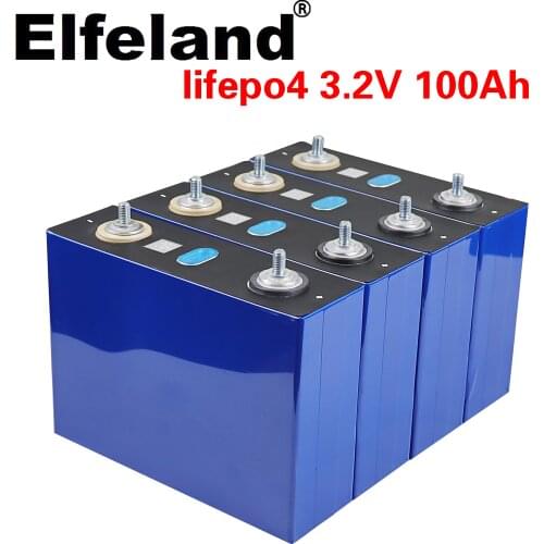 New3.2V 100Ah Battery LiFePO4 Lithium-phospha Large capacity DIY 12V 24V 48V 3C 300A Electric car RV Solar Energy storage system