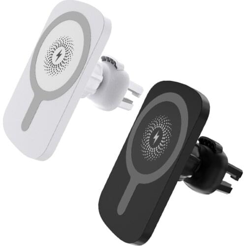 Magnetic Wireless Chargers Fast Charging Station 15W Car Wireless Charger For Magsafes IPhone 12 12 Pro Mini Smart Phone Holder