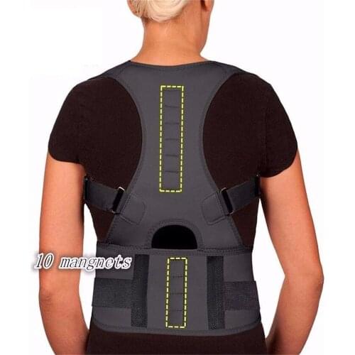 Magnetic Posture Corrector for Men Women Magnetic Therapy Corset Back Straightener Shoulder Belt Correcteur De Posture