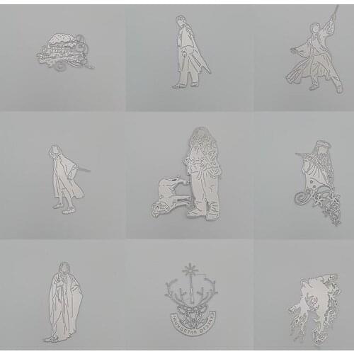 Metal Cutting Dies Handsome Totem Protagonist For DIY Scrapbooking Embossing Paper Cards Photo Album