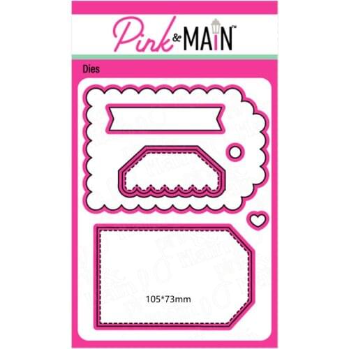 Metal cutting dies Fancy Tag Dies mold card Scrapbook paper craft knife mould blade punch stencils