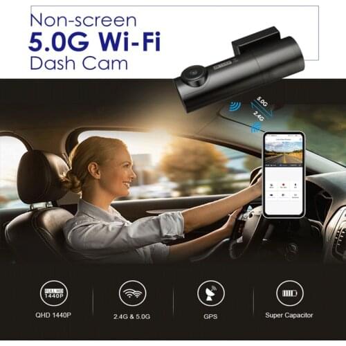 KAPY Car DVR Camera 2K&1440P Video Recorder WIFI Speed N GPS Dashcam Dash Cam Car registrar Spuer Night Vision