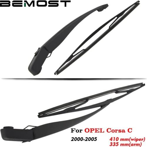 BEMOST Car Rear Wiper Arm Blade Soft Rubber For Opel Corsa C E Hatchback 2000 2001 2002 2003 2004 2005 2014 2015 2016 2017 2018