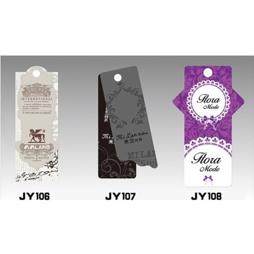 Supper High-Grade tags Hot sell hang tags clothing tag custom printed fashion hangtag/clothing hang tag JYSJ353