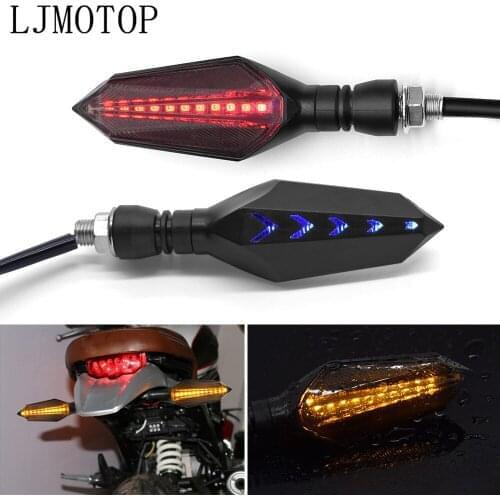 Motorcycle Signals lamp Turn Signal Flasher decorative Warning light For YAMAHA XT250 TRICKER DT230 DT 125 230 LANZA KAWASAKI