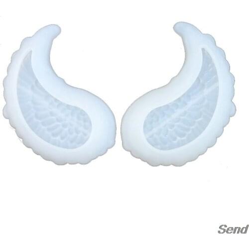 1 Pair DIY Wing Tray Silicone Jewelry Resin Mold Wings Shape Dishes Plate Mold Resin Casting Mold Jewelry Art Craft Tool