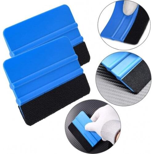 1000Pcs/Lot 10CM*7CM Car Film Wrapping Tools Window Install Scraper Squeegee Tint Tools Scraper Kit Screen Protector