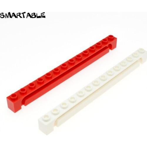 Smartable Brick Special 1x14 with Groove Crossbeam Building Blocks MOC Parts Toys For Kids Compatible 4217 8pcs/lot