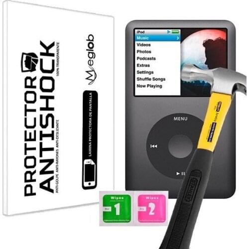 Screen protector Anti-Shock Anti-scratch Anti-Shatter compatible with Apple iPod Classic 6