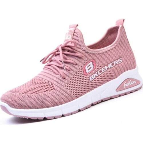 Women Running Shoes Air Soft Comfortable Flat Sport Shoes Female Fitness Trainers Walking Ladies Mesh Sneakers Zapatillas Mujer