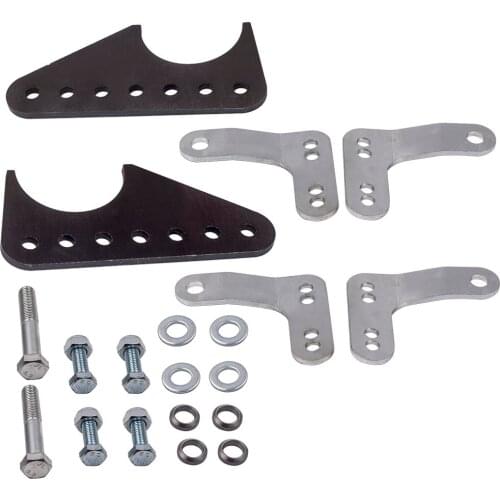 1 set Adj. Rear Coilover Shock Mount Lower Mounting Kit Adjustable Mounting Bracket