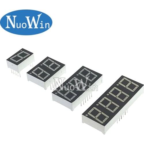 1pc 0.56inch LED display 7 Segment 1 Bit/2 Bit/3 Bit/4 Bit Digit Tube Red Common Cathode / Anode Digital 0.56 inch led 7segment
