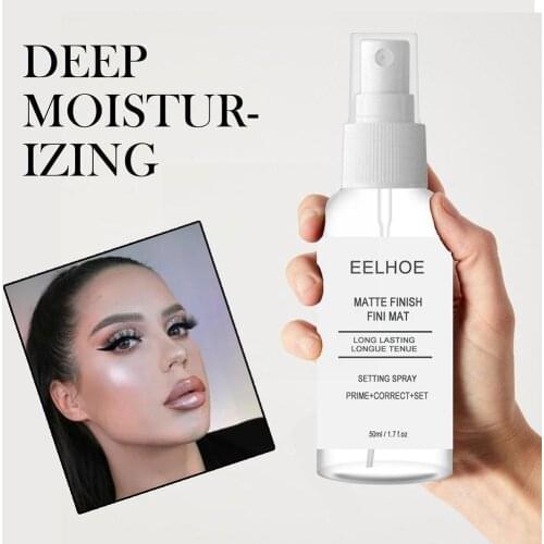 1Pcs New Oil Control Long-lasting Transparent Make 50ML Natural Makeup Moisturizing Fix Spray Spray Setting Up Cosmetic Mat C1O8
