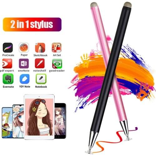 2 in 1 Magnetic Touch Screen Stylus Pen For Smart Phone Capacitive Pen for Tablet iPad iPhone Capacitive Screens Drawing Pen