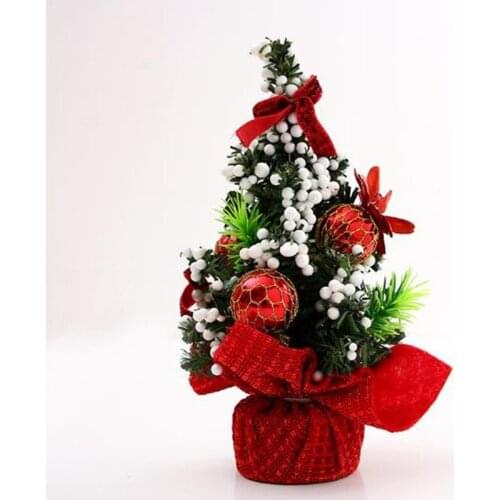 20cm with ornaments Christmas tree Christmas day decorations Desktop decoration tree