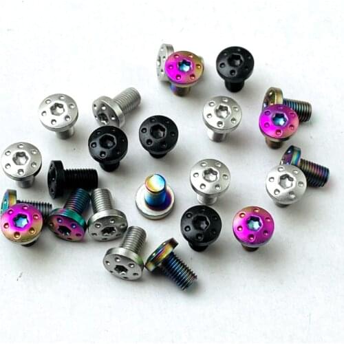 4Pieces 1911 Customized Grips Screws with Tool Stainless Steel CNC T8 Plum Screw 1911 Multicolour Grip Nail