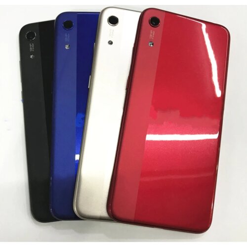 6.09" for Huawei Honor 8A / 8A Pro JAT-LX1 JAT-L41 JAT-LX3 Back Battery Cover Door Housing Case Rear Parts with Side Buttons