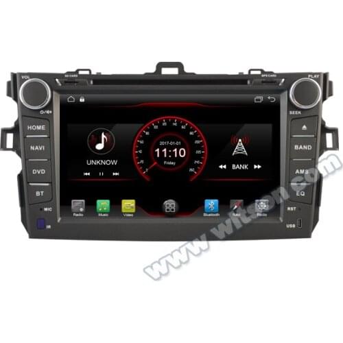 8" Android 10 OS Car DVD Multimedia Navigation GPS Radio for Toyota Corolla 2007-2012 with Car Play / Android Auto Support