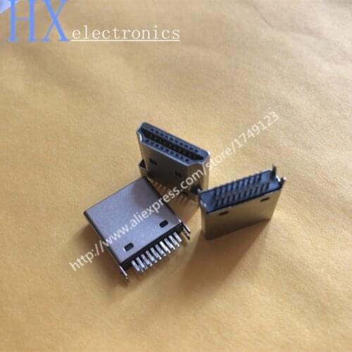 Free shipping 10PCS Plywood male HDMI HD connector splint 1.6 spacing plug