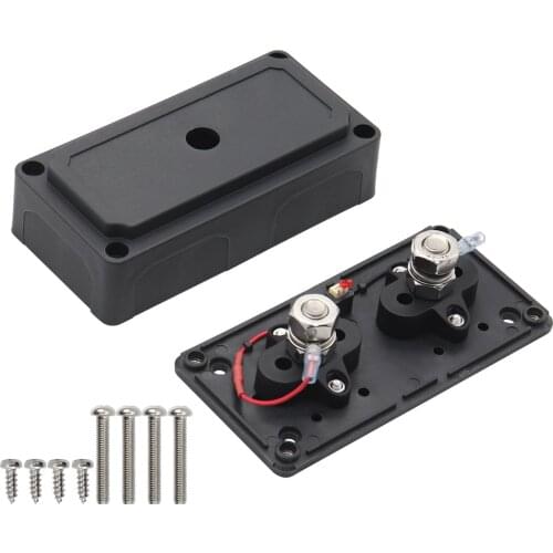 35A to 300A Heavy Duty Module Design ANL Fuse Box Fuse Block Power Distribution Busbar Box with 4 X M10(3/8'') Terminal Studs