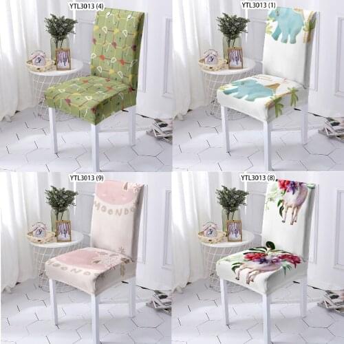 Cartoon anime animal dining chair covers office chairs recliner cover chair covers living room black chair cover dining chair
