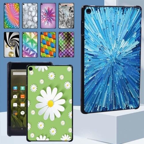 Tablet Case for Amazon Fire 7 5/7/9th Gen /Fire HD 8/HD 10 Tablet Case for Fire HD 8 Plus 10th Gen 2020 Back Shell + Free Stylus