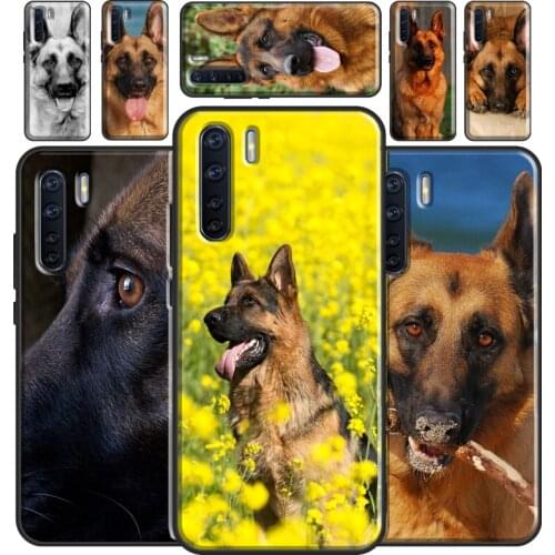 German Shepherd Dog Case For OPPO A5 A9 2020 A31 A53 A52 A72 A15 A83 A91 A93 A1K A5S Find X3 Pro Reno2 Z Cover