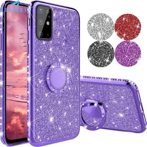 Plating Case for SamSung A01 A70E A21 A10S A20S A30S Glitter Diamond Cover for Galaxy A41 A51 A50 A70 A60 A80 A90 A71 5G Coque