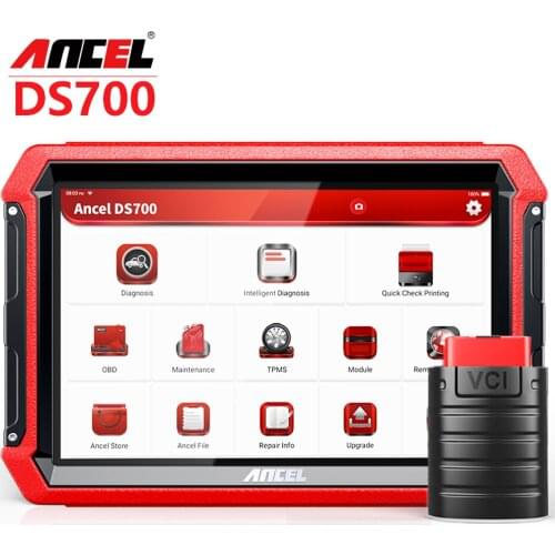 Ancel DS700 All System OBD2 Diagnostic Scanner Active Test ECU Coding Automotive Scanner TPMS Oil DPF Headlamp Engine Scan Tools