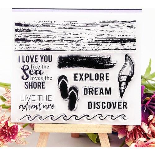 Hot sale ice cream Transparent Clear Stamps / Silicone Seals Roller Stamp for DIY scrapbooking photo album/Card Making