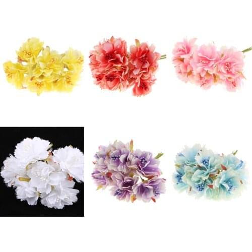 Artificial 60-Head Chrysanthemums Silk Flower Bouquet Plant Home Decor