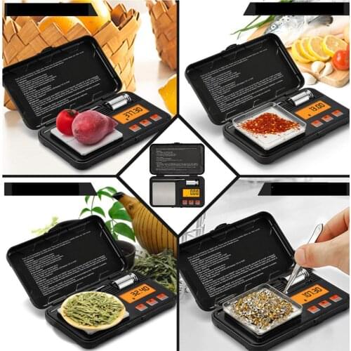 Mini Electronic Scale 0.001/0.01g Pocket Digital Scale for Jewelry Gold Silver Coin Gram Grain Herb