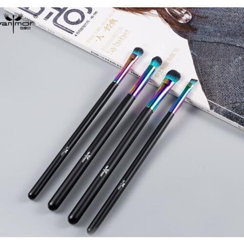 Anmor 1Pcs Eyeshadow Eyebrow Makeup Brush Synthetic Hair Eye Shadow Blending Make Up Brushes Pinceaux Maquillage