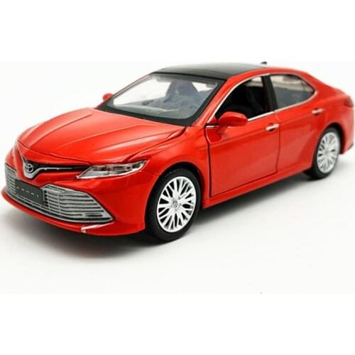 2020 New 1:32 Scale CAMRY Metal Alloy Diecast Car Model Model With Pull Back Sound Light Model For Car Toys V153