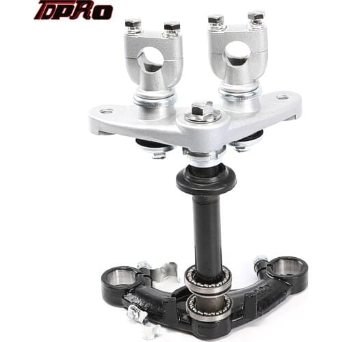 TDPRO 22mm Motorcycle Triple Tree Handlebar Clamp Riser Fit 90B Fork CRF50 TTR50 50cc 70cc 90cc 110cc Mini Dirt Pit Trail Bike