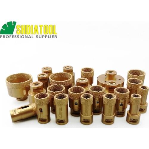 20mm - 150mm 1set (total 25pcs) diamond ceramic drill bit diamond drills diamond core bits drill