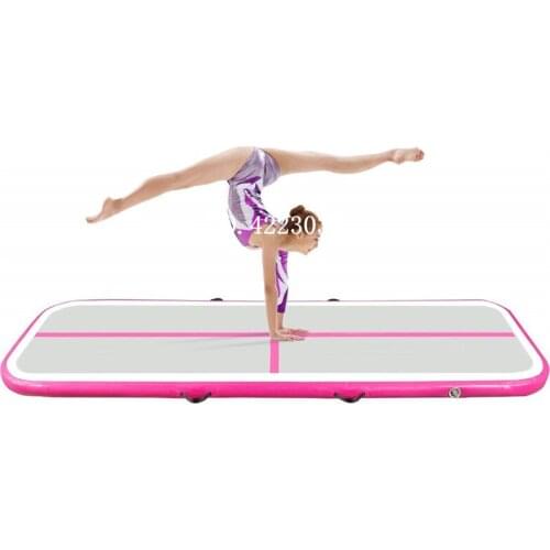 Inflatable Gymnastics Mattress AirTrack Tumbling Air Track Trampoline Electric Air Pump for Home Use/Training/Cheerleading/Beach