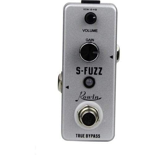 NEW Mini Electric Guitar Fuzz Effect Pedal True Bypass Aluminum Alloy Guitar Parts