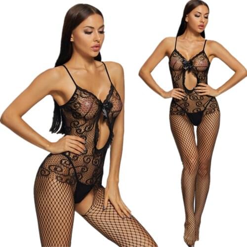 New body suits fetish Bodystocking women erotic Lingerie porno babydoll Crotchless body suit underwear costumes latex catsuit