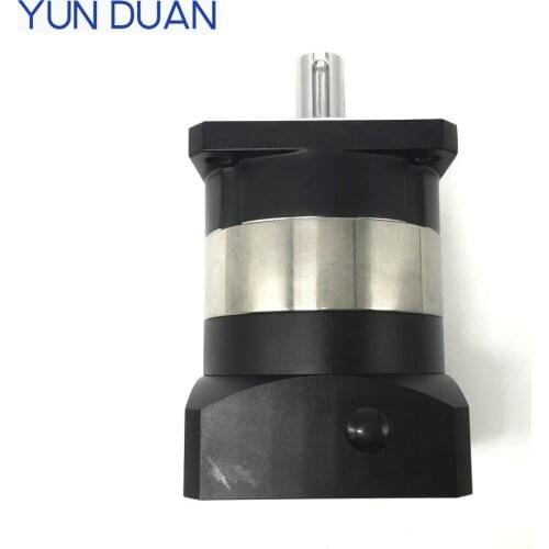 8mm shaft speed ratio10:1 servo motor planetary gearbox 7arcmin spur for 100W servo,9Nm power 40mm servo motor reducer