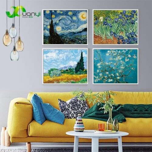 Famous Artist Van Gogh Landscape Oil Painting Canvas Painting Wall Posters And Print Wall Decor For living Room Home Decor