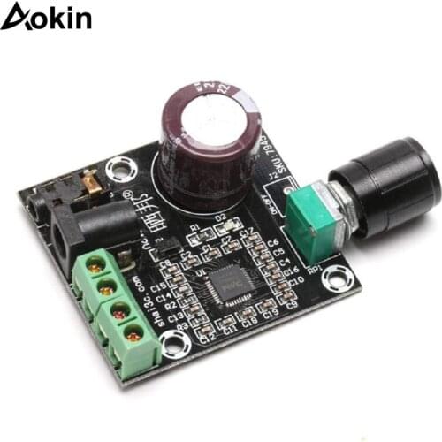 PAM8610 Mini Stereo AMP Audio Amplify Board Digital Portable Amplifier Module 15W * 2 Dual Channel Amplifier Class-D 12V DC