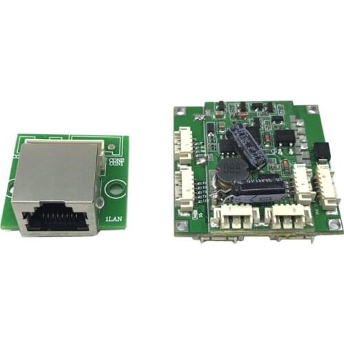 Buck POE module Switch board 802.3af/AT port power supply 30w for ip cameras nvr ip phone 4 poe switch PD separation buck 12v